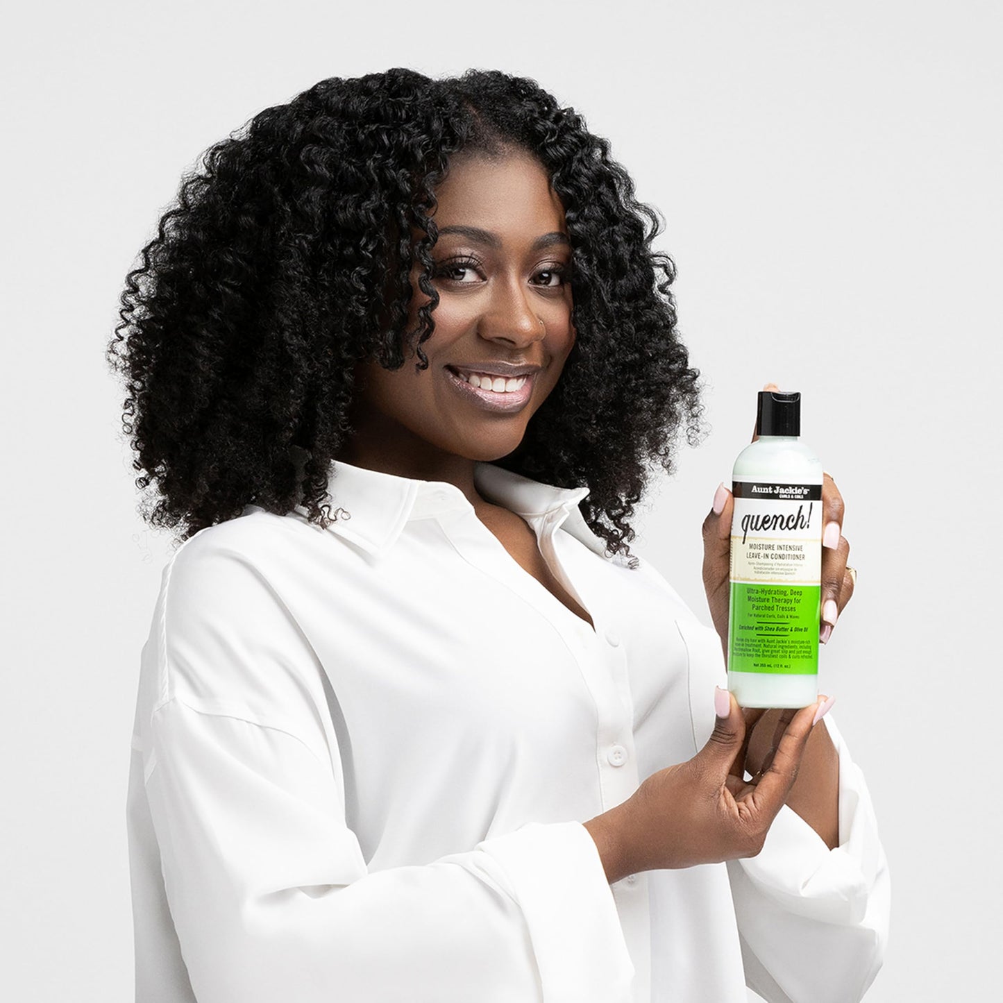 Aunt Jackie's Curls & Coils Quench! Moisture Intensive Leave-In Conditioner, 12 oz (Pack of 3) Beauty & Personal Care Aunt Jackie's