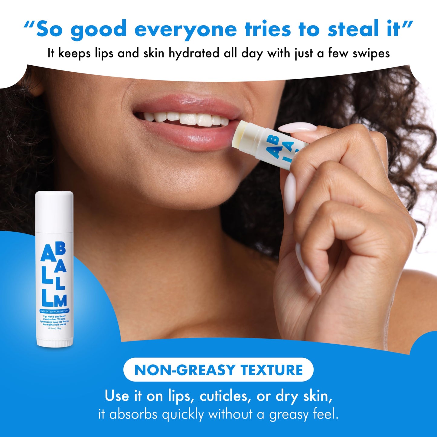 Zizia Unscented Giant Multi All Balm Stick - Moisturizing and Hydrating Stick for Lips, Hands & Body - with Shea Butter, Jojoba Oil, Aloe Vera Beauty and Personal Care Zizia Botanicals