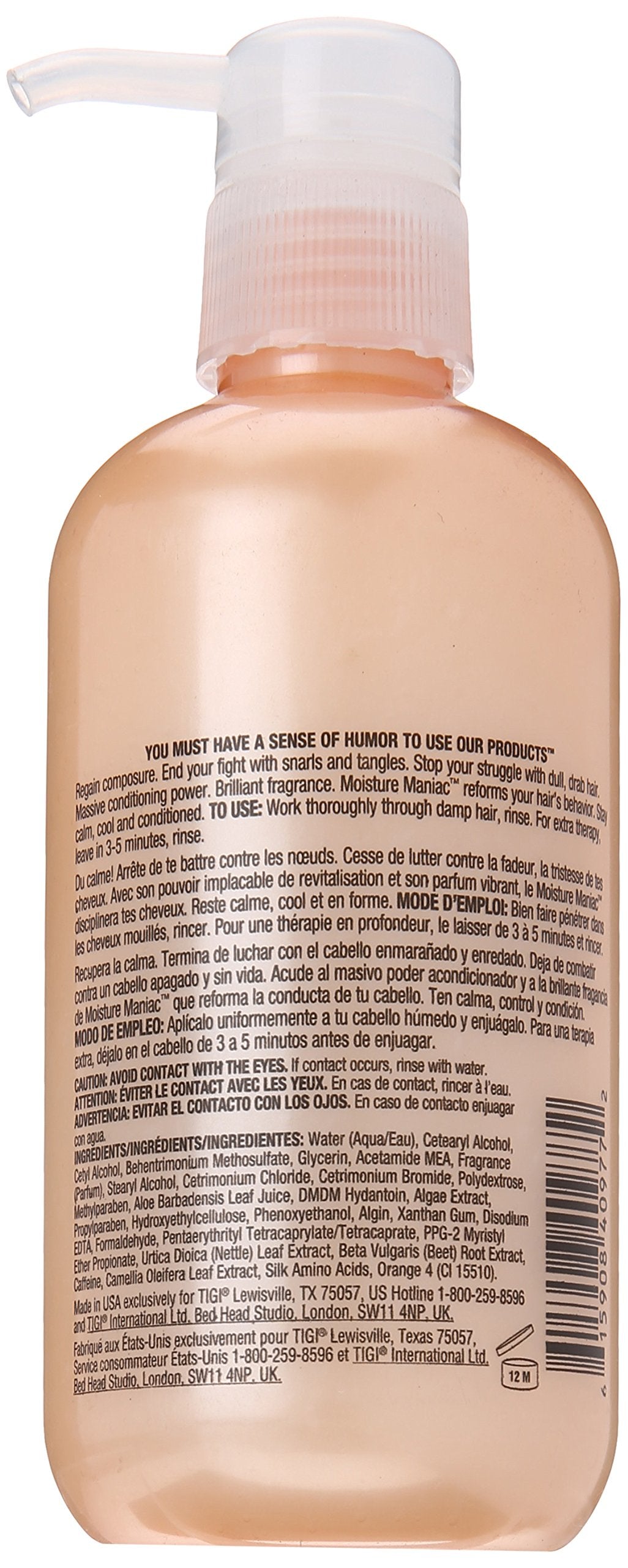 Bed Head Moisture Maniac Conditioner By Tigi For Unisex Conditioner, 8.5 Ounce Beauty & Personal Care TIGI