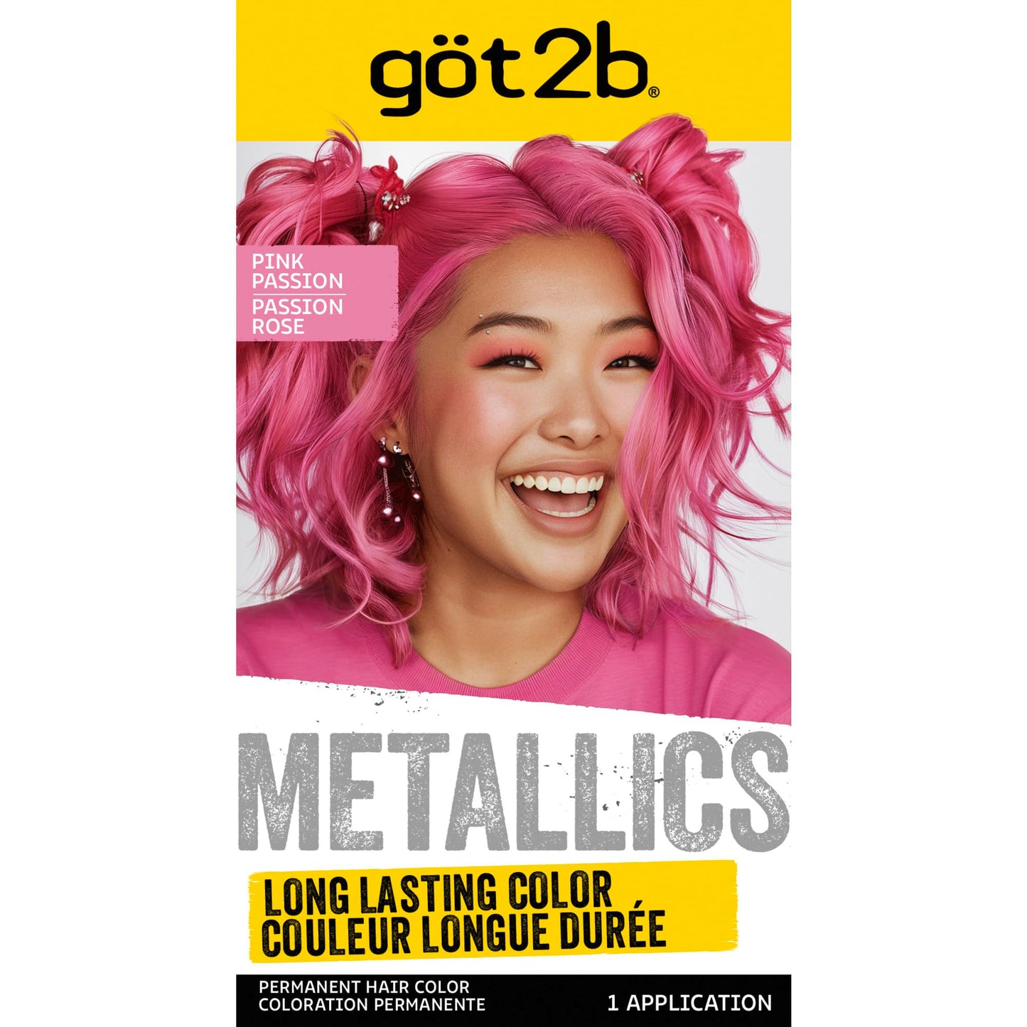 Got2b Metallics, Permanent Hair Color, M87 Pink Passion Beauty & Personal Care Got2B