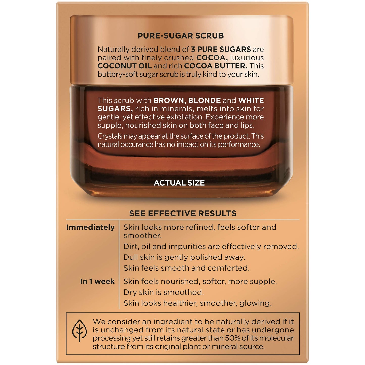 L’Oreal Paris Skincare Pure Sugar Scrub Nourish and Soften, 1.7 oz. Beauty & Personal Care L'Oreal Paris