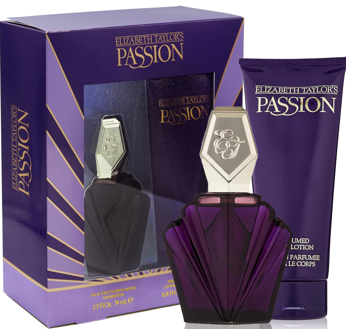 Elizabeth Taylor Passion, 2 Piece Gift Set for Women Beauty & Personal Care Elizabeth Taylor