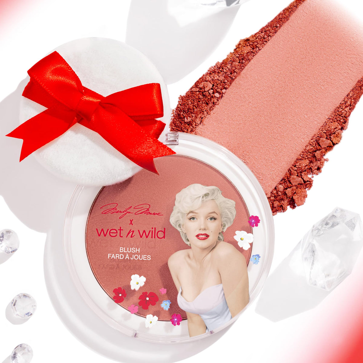 wet n wild Marilyn Monroe Collection Icon Blush - Velvety Pearlescent Powder Blush, Buildable & Blendable Formula Infused with Vitamin E, Includes Beauty & Personal Care wet n wild