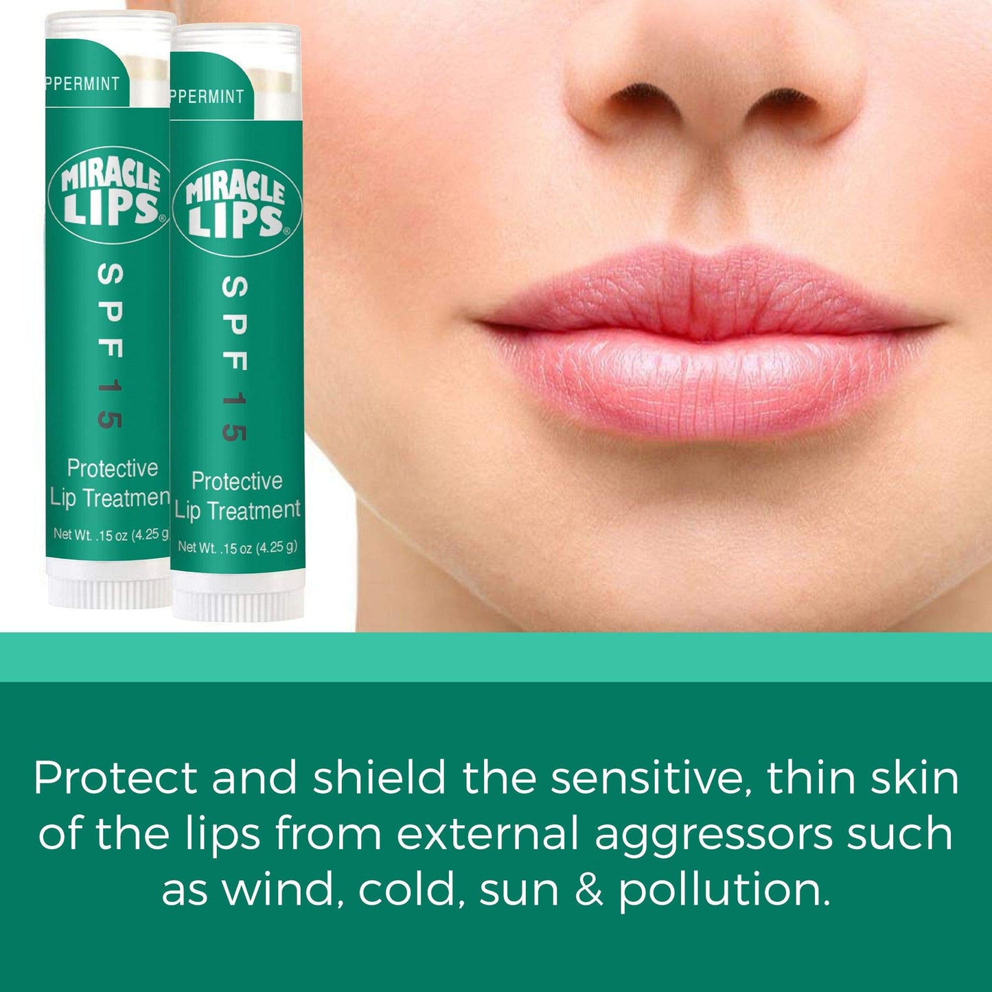 Holocuren Miracle Lips Balm - Provides Protection from Sun - Hydrating Lip Balm - SPF 15 Beauty & Personal Care Holocuren