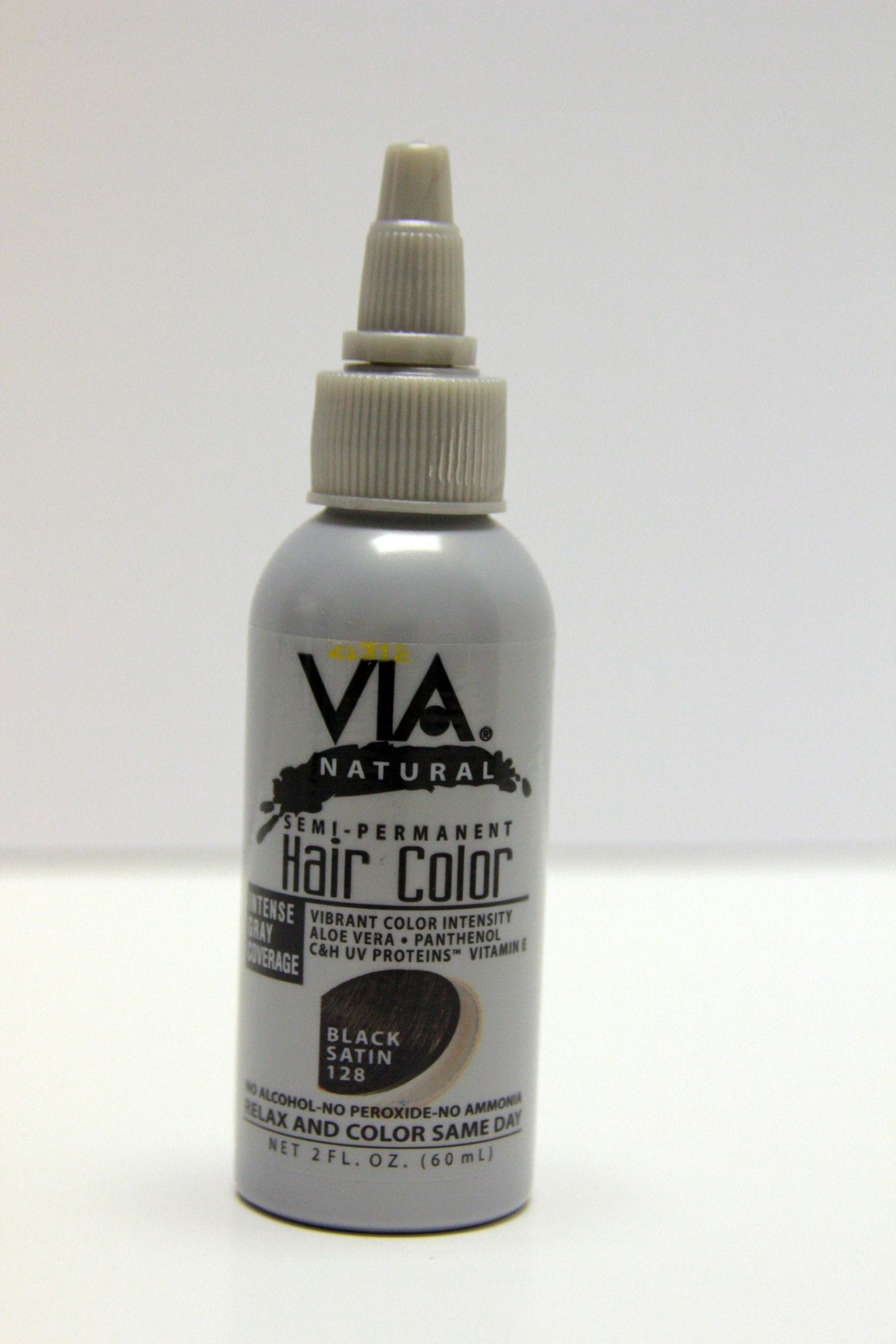 Via Hair Color-Black 2 oz. Beauty & Personal Care Via Natural