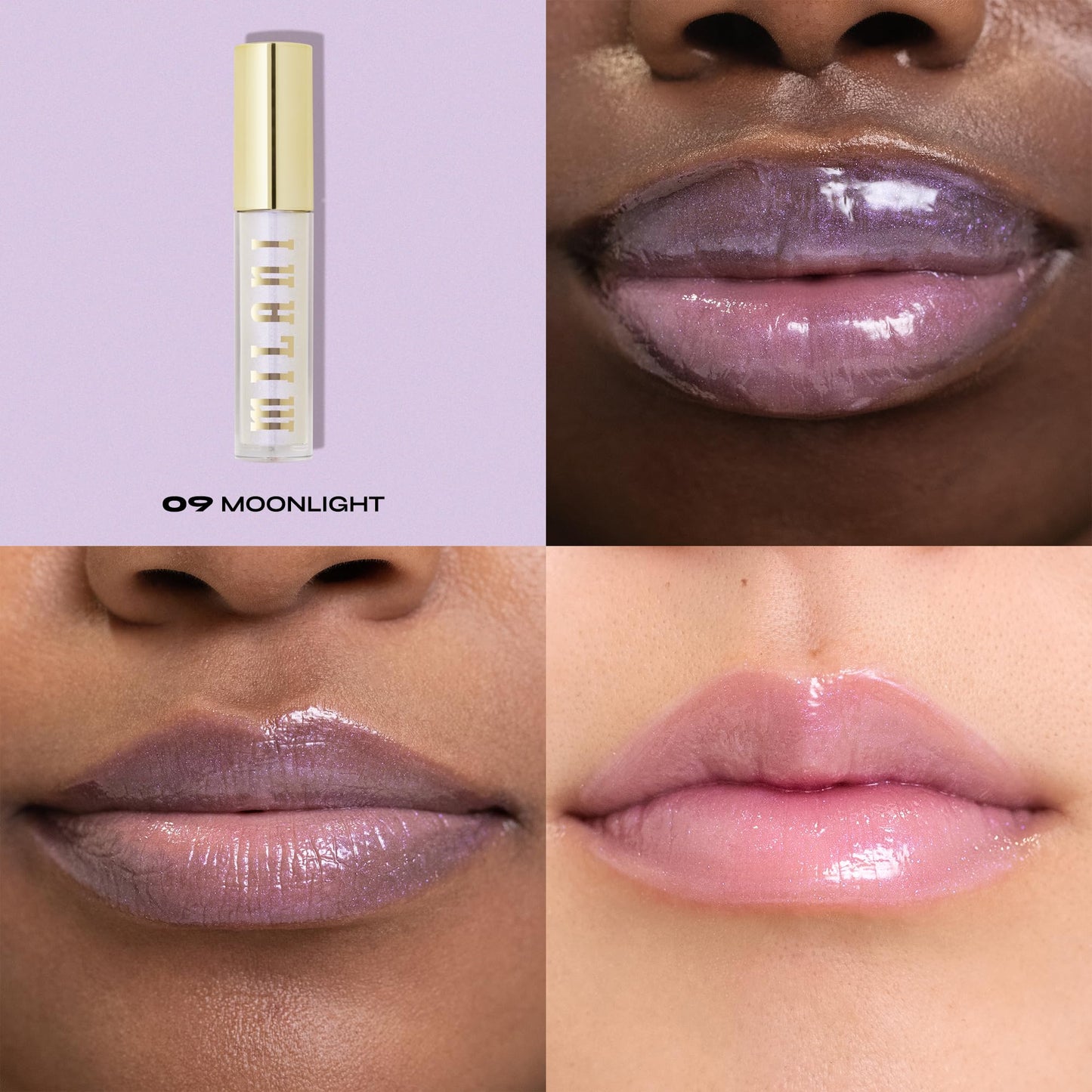 Milani Lip Gloss, Keep It Full Nourishing Lip Plumper with Hyaluronic Acid & Peptides for Soft, Fuller-Looking Lips (0.13 Fl. Oz.) Moonlight Beauty & Personal Care Milani