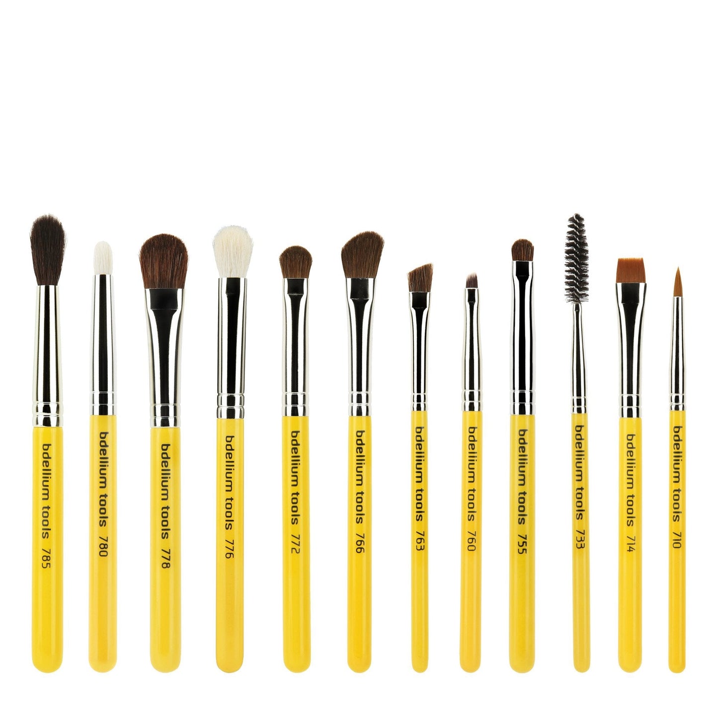 Bdellium Tools Professional Makeup Brush Travel Series - Eyes 12pc. Brush Set with Roll-Up Pouch Beauty & Personal Care bdellium tools