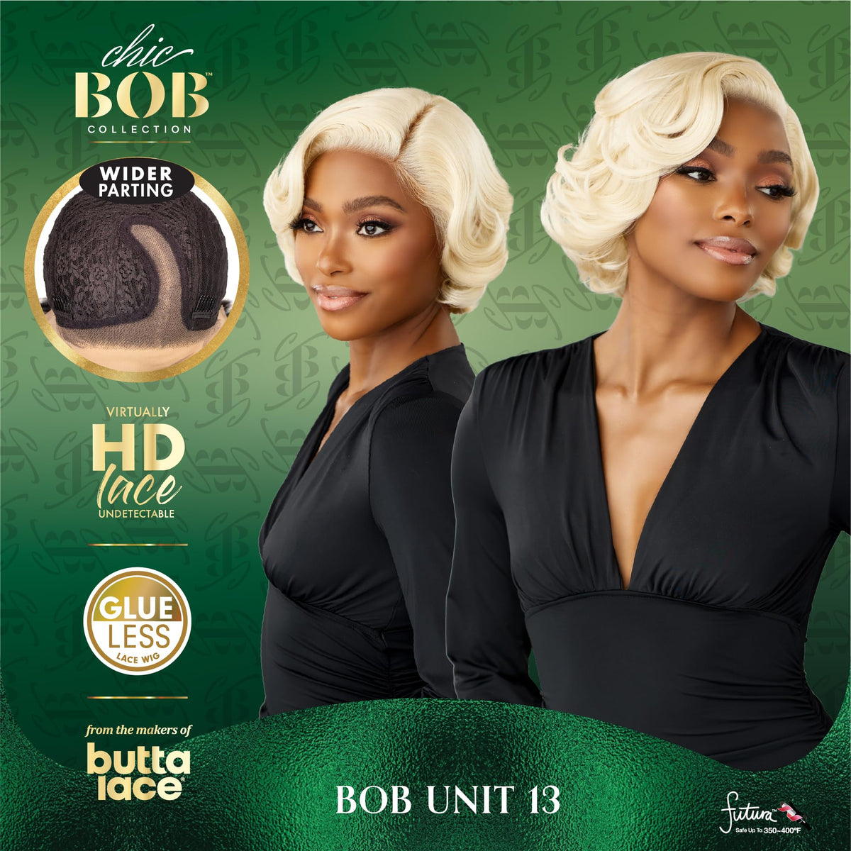 Sensationnel Chicbob Lace Frontwig-Bob Unit 13, 613 BLONDE