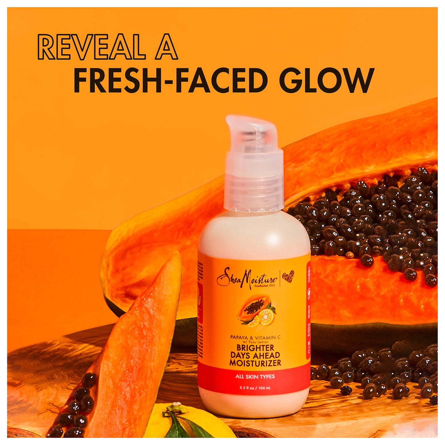 Sheamoisture Face Moisturizer For Dull, Uneven Skin Papaya and Vitamin C Skin Care 3.5 oz Beauty & Personal Care Shea Moisture
