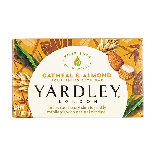 Yardley Oatmeal and Almond Bar Soap, Oatmeal & Almond, 4 Ounce Beauty & Personal Care YARDLEY LONDON