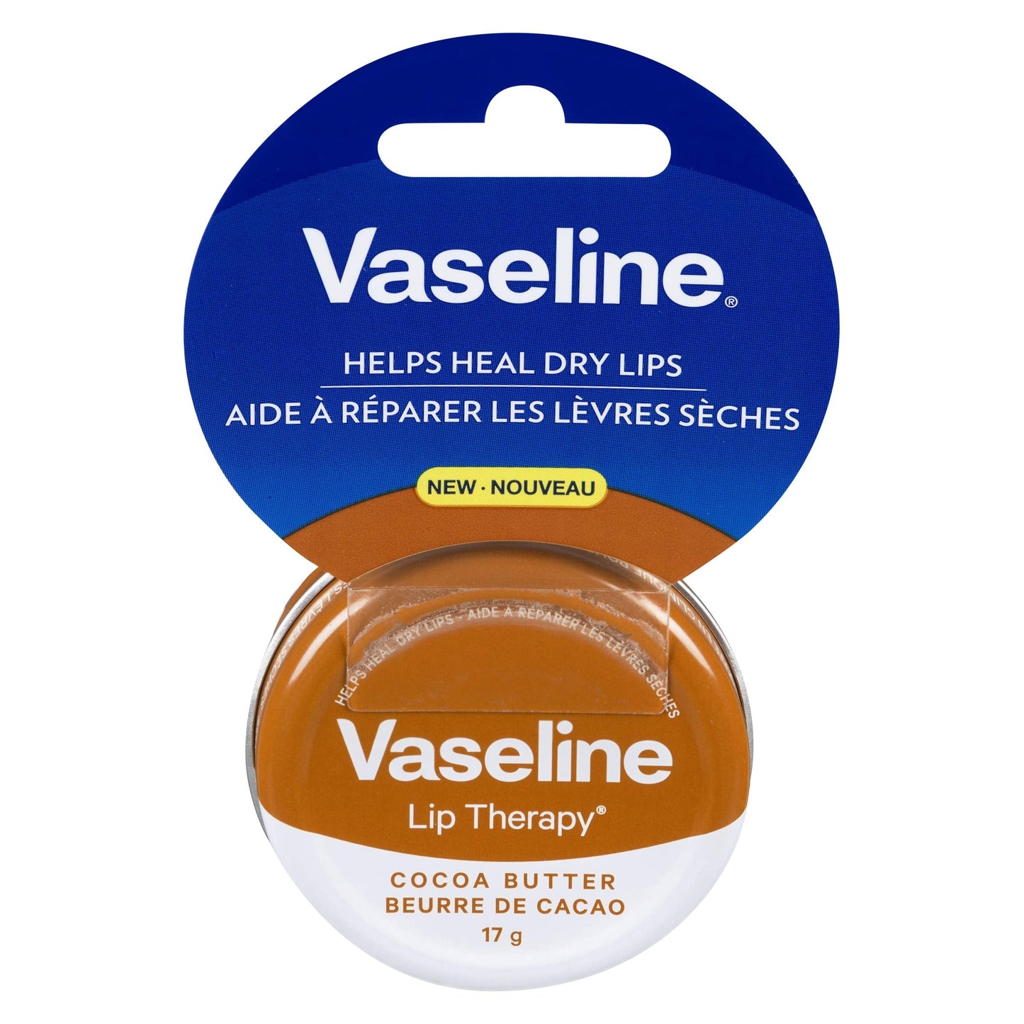 Vaseline Lip Therapy Lip Balm Tin, Cocoa Butter, 0.6 oz Beauty and Personal Care Vaseline