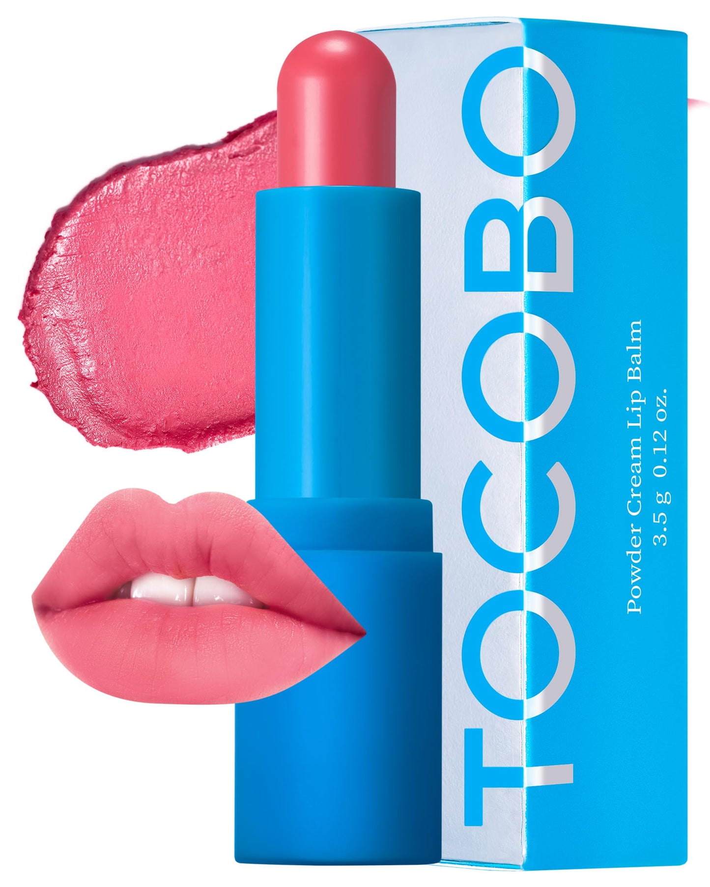 TOCOBO Powder Cream Lip Balm - Vegan Korean Soft Matte Lipstick Balm for Velvet Finish - Moisturizing & Blurring Effect - Lightweight Powdery Texture Beauty and Personal Care TOCOBO