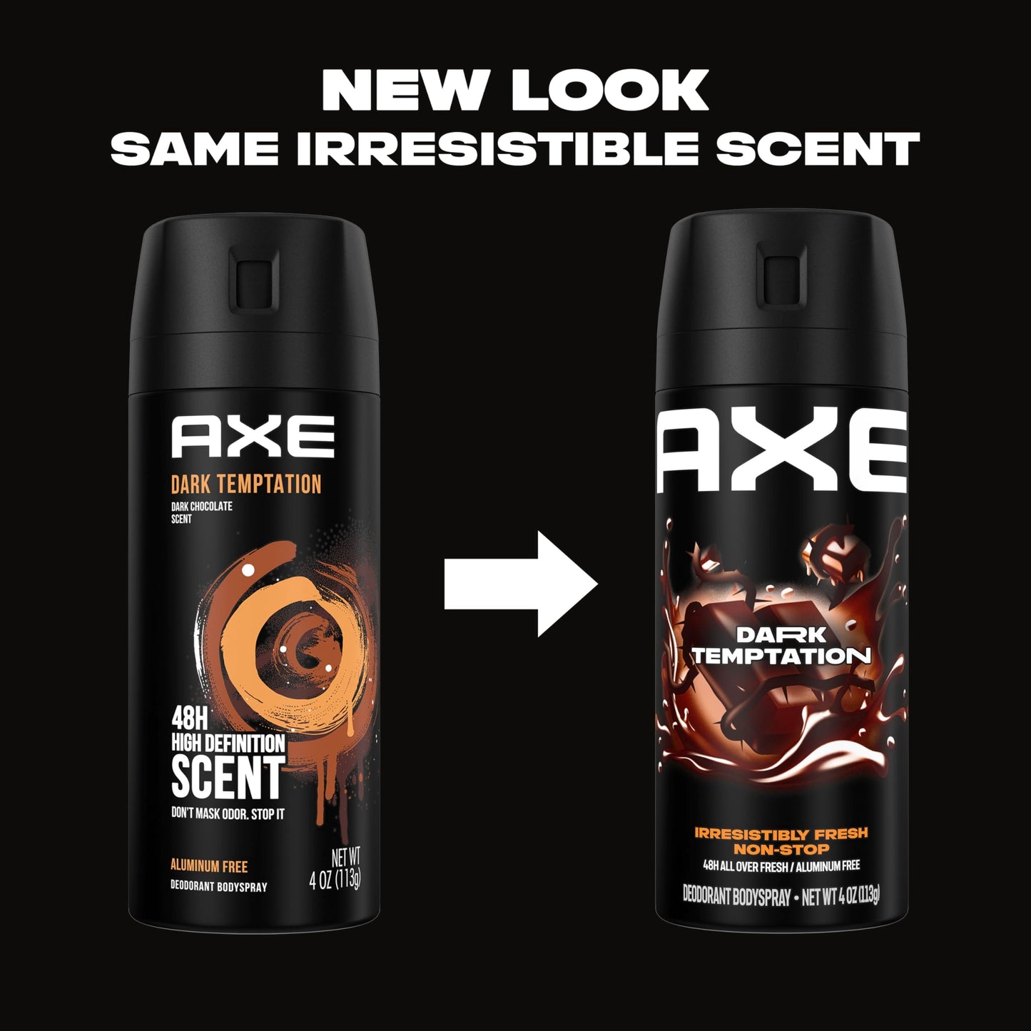 AXE Body Spray Deodorant Dark Temptation for Long Lasting Odor Protection Deodorant for Men Formulated Without Aluminum 4.0 oz Beauty & Personal Care Unilever