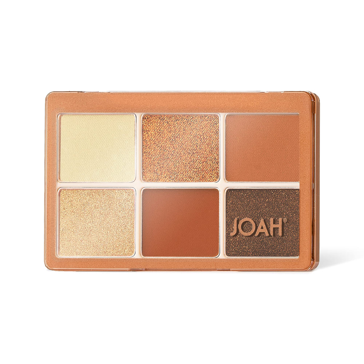 JOAH Eyeshadow Palette, Escapades Eye Makeup, 6 Shades, Richly Pigmented, Long Lasting Powder Shadow In Matte & Shimmer Finishes, Korean Beauty
