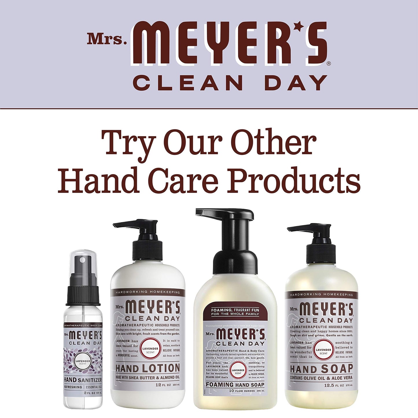 Mrs. Meyer's Clean Day Hand Soap Refill Lavender Multi-Packs (33 Fl Oz (Pack of 1) Beauty & Personal Care Mrs. MEYER'S