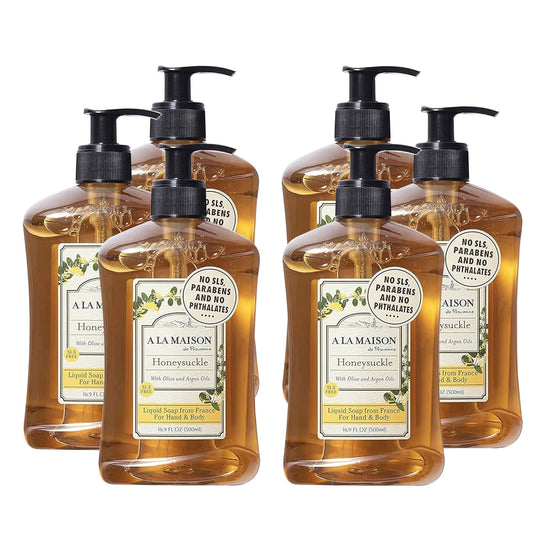 A LA MAISON French Liquid Hand Soap, Honeysuckle - Natural Hand Wash Made with Essential Oils - Biodegradable, Plant-Based, Vegan, Cruelty-Free Beauty & Personal Care A LA MAISON
