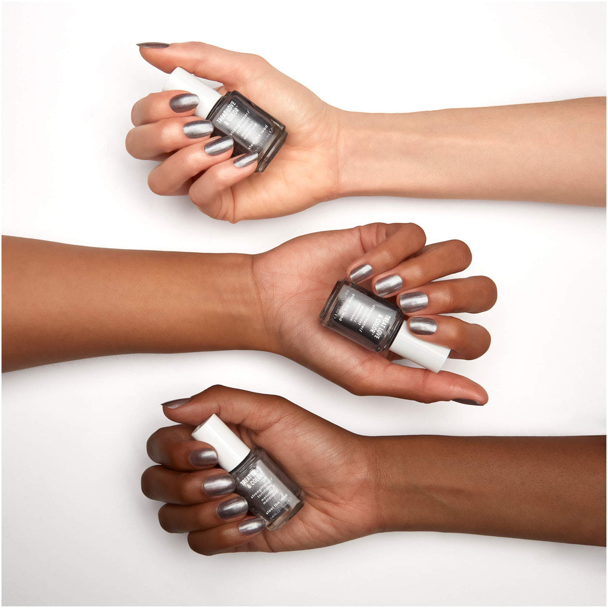 essie Treat Love & Color Nail Polish For Normal To Dry/Brittle Nails, Steel The Lead, 0.46 fl. oz.