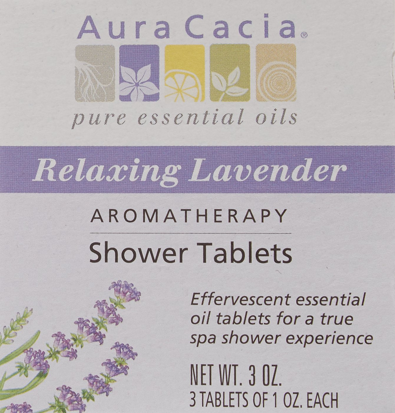 Aura Cacia Aromatherapy Shower Tablets, Relaxing Lavender 3 ea Beauty & Personal Care Aura Cacia