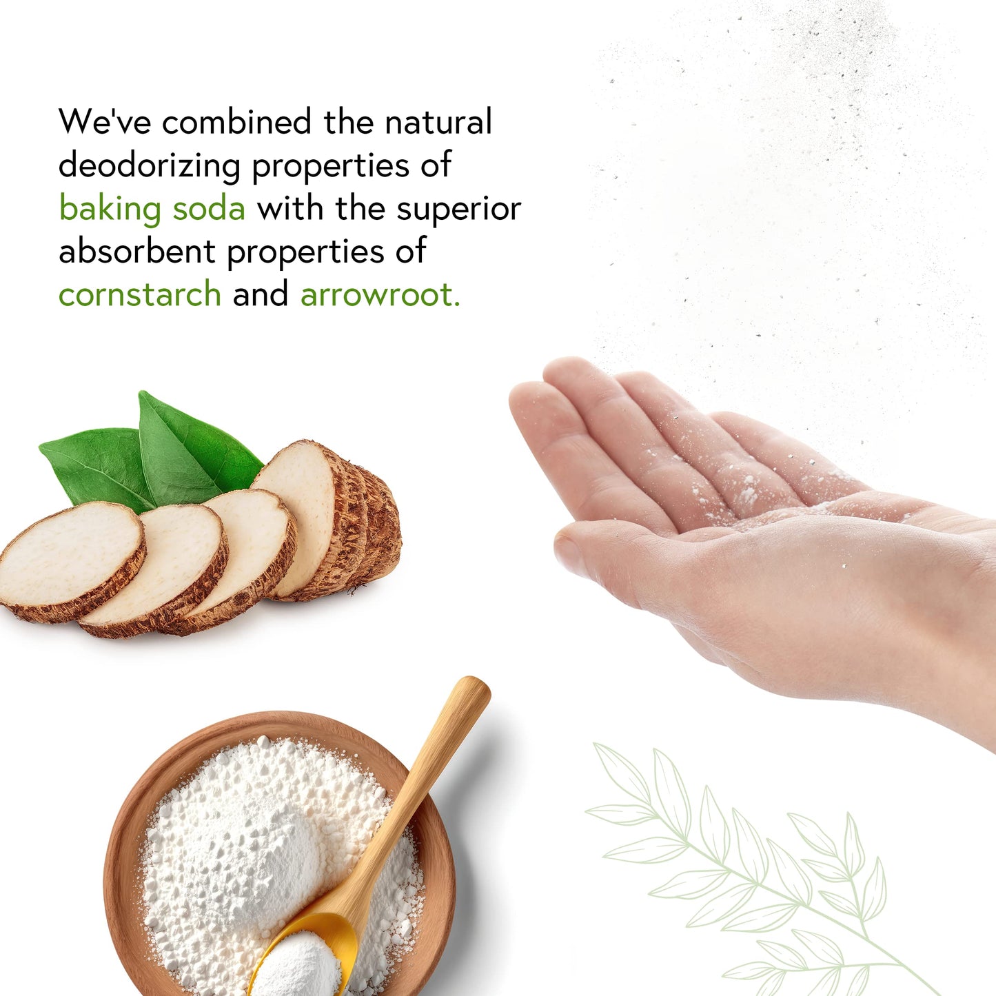 Honeybee Gardens Deodorant Powder for Women - Talc-Free & Aluminum-Free Body Powder with Baking Soda, Cornstarch & Arrowroot, Multi-Use Powder Beauty and Personal Care Honeybee Gardens
