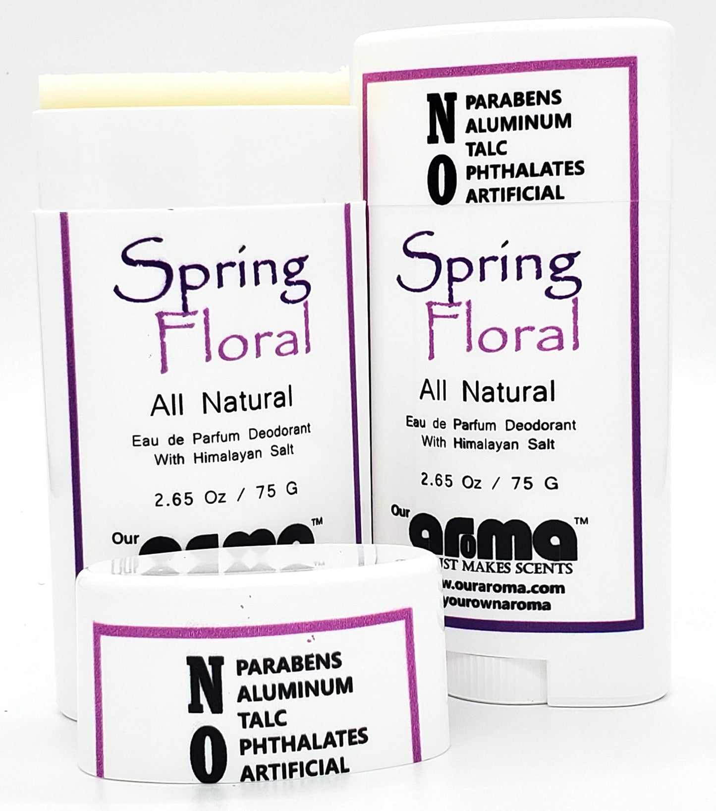 Our Aroma Natural Deodorant for Women - Hand Poured Aluminum Free Deodorant - Gluten Free, Cruelty Free, Free of Parabens - Spring Floral Scent… Beauty and Personal Care Our Aroma