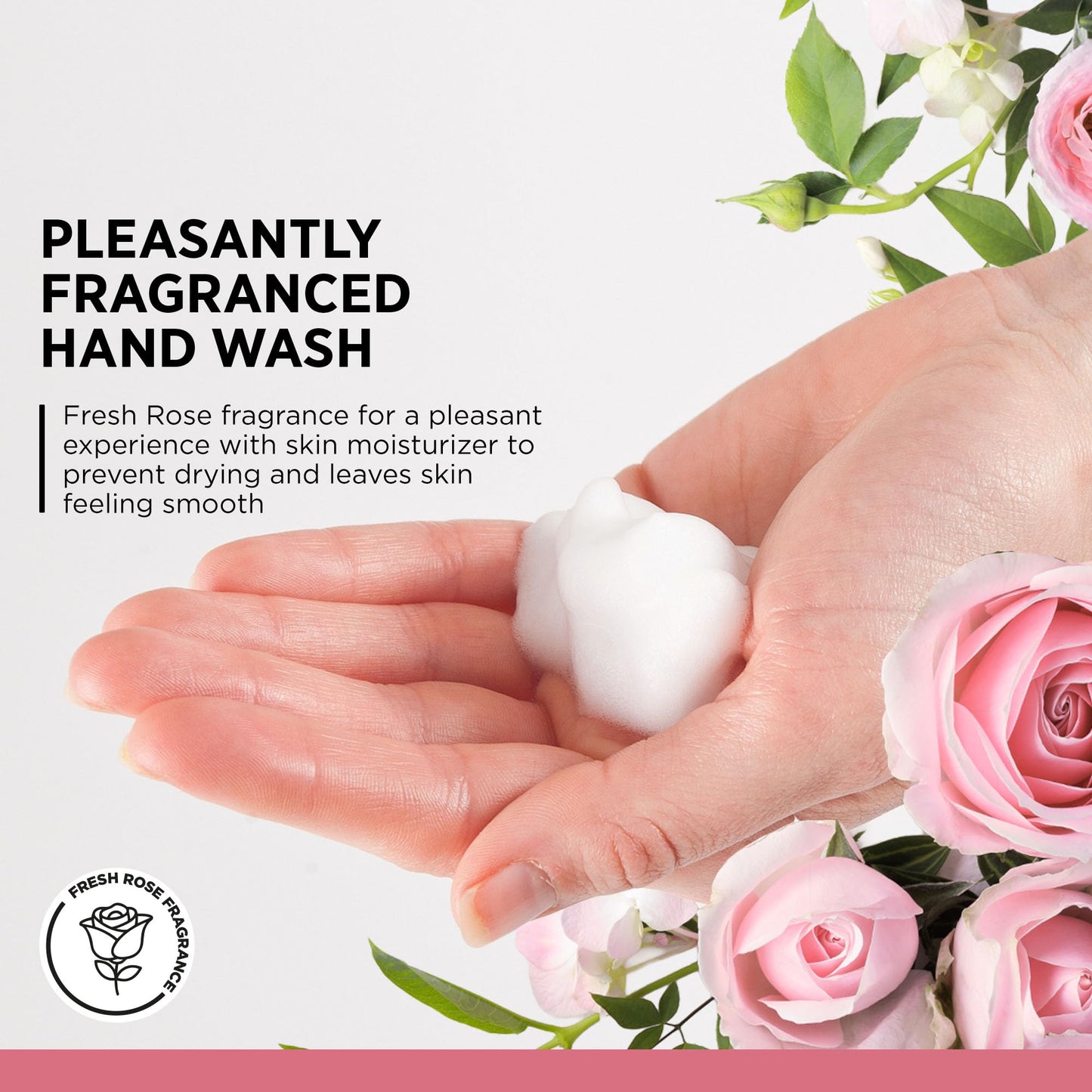 SC Johnson Professional Refresh Rose FOAM, Foam Hand Wash, Foaming Hand Soap, 1 Liter Cartridge, 2 Count, for Professional Use Only Beauty & Personal Care SC Johnson Professional