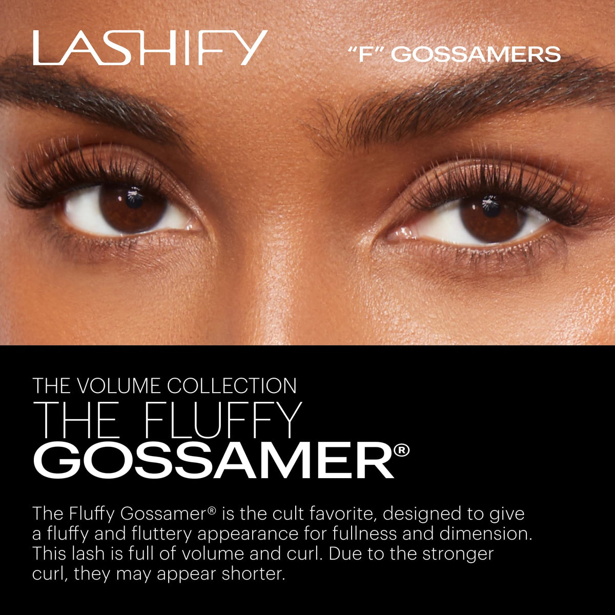 Lashify Fluffy 12mm Gossamer DIY Eyelash Extensions Refill, Truffle Color, Easy False Lashes To Add Fullness and Dimension Beauty & Personal Care Lashify