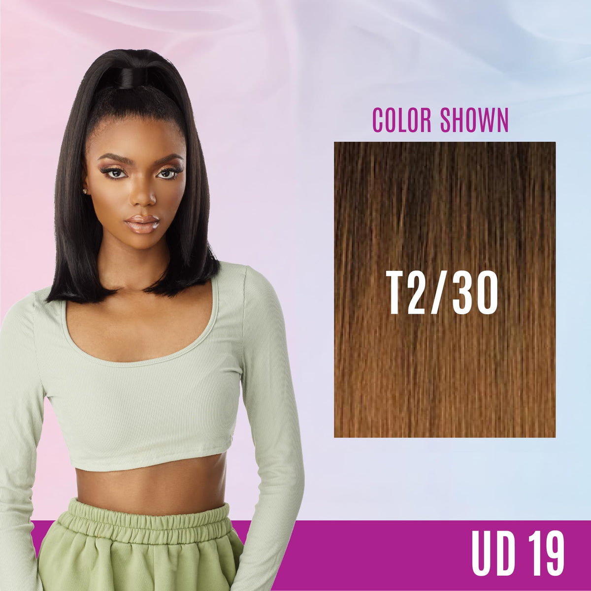 Sensationnel Instant Updown Halfwig Pony-Iud 19, T2/30