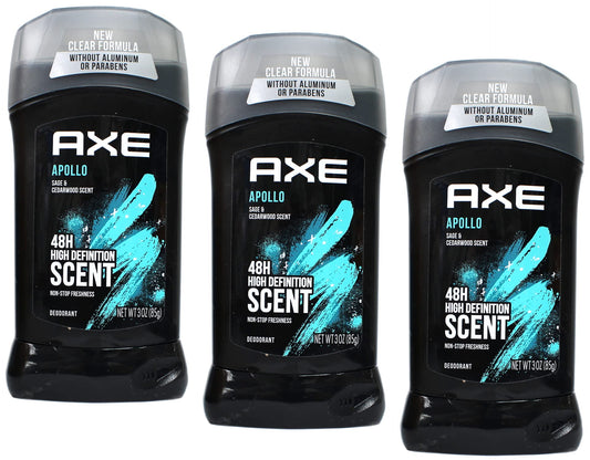 Axe Fresh Deodorant Stick, Apollo 3 oz (Pack of 3) Beauty and Personal Care AXE