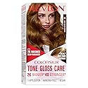 Revlon ColorSilk Tone + Gloss + Care Demi Permanent Hair Color, Dye Kit with Leave-In Scalp and Haircare Serum, 2x Shinier, 4x Stronger, 6G Light Beauty & Personal Care REVLON