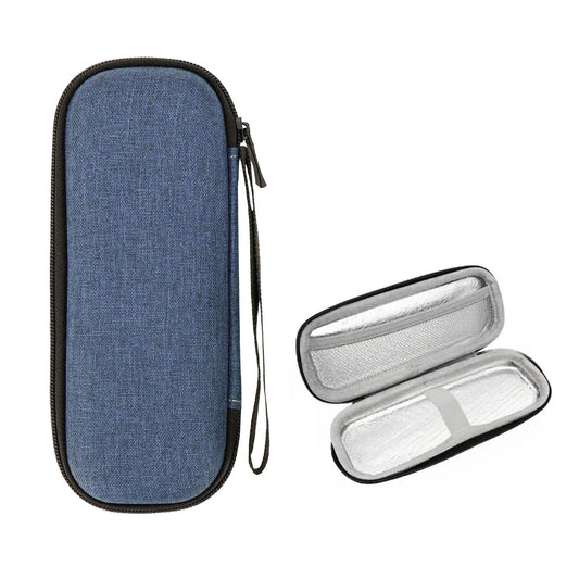 Linkidea Generic EVA Hard Shell Safety Razor Travel Case, Shaving Accessories Blade Head Storage, Men's Portable Travel Shaver Bag Compatible Beauty and Personal Care Linkidea