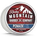 Rocky Mountain Barber Company Pomade for Men - 5 oz Tub Classic Styling Product with Strong Firm Hold for Side Part, Pompadour & Slick Back Looks Beauty & Personal Care Rocky Mountain Barber Company