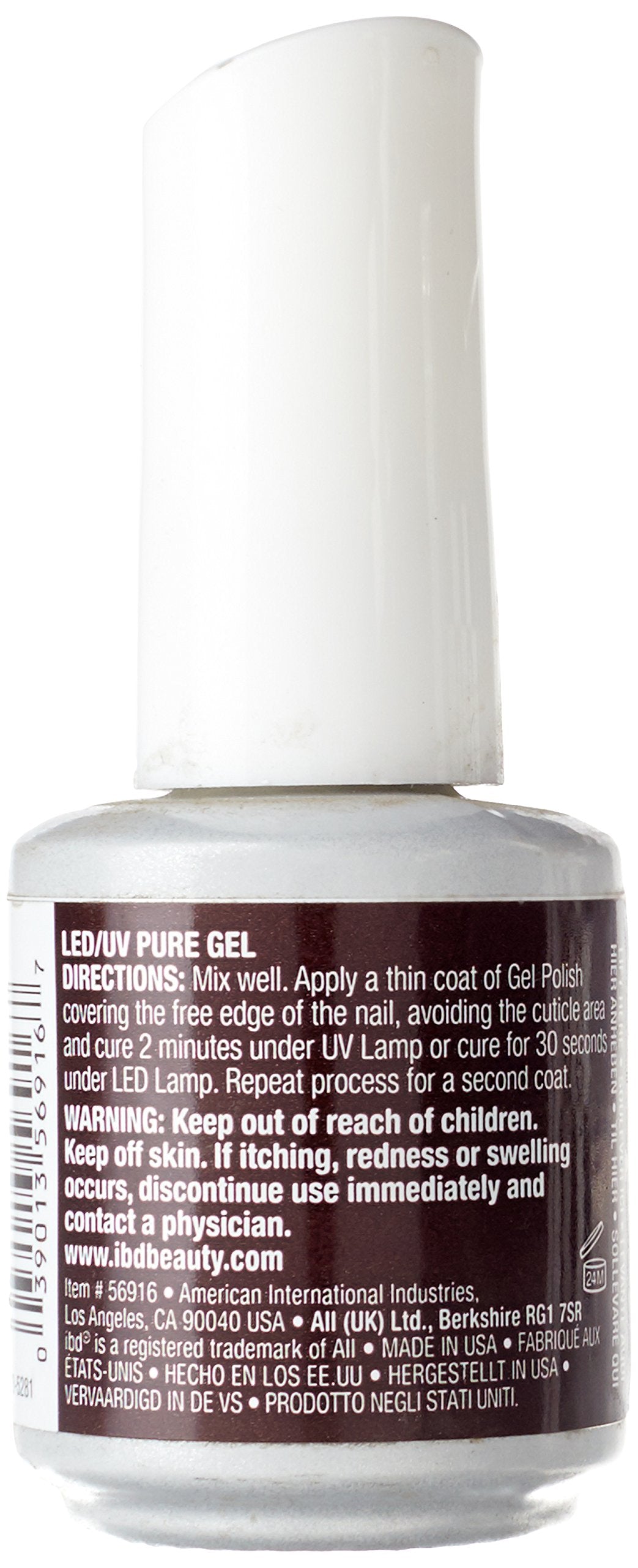 IBD Just Gel Soak Off Brown Nail Polish, Dare To Be Decadent