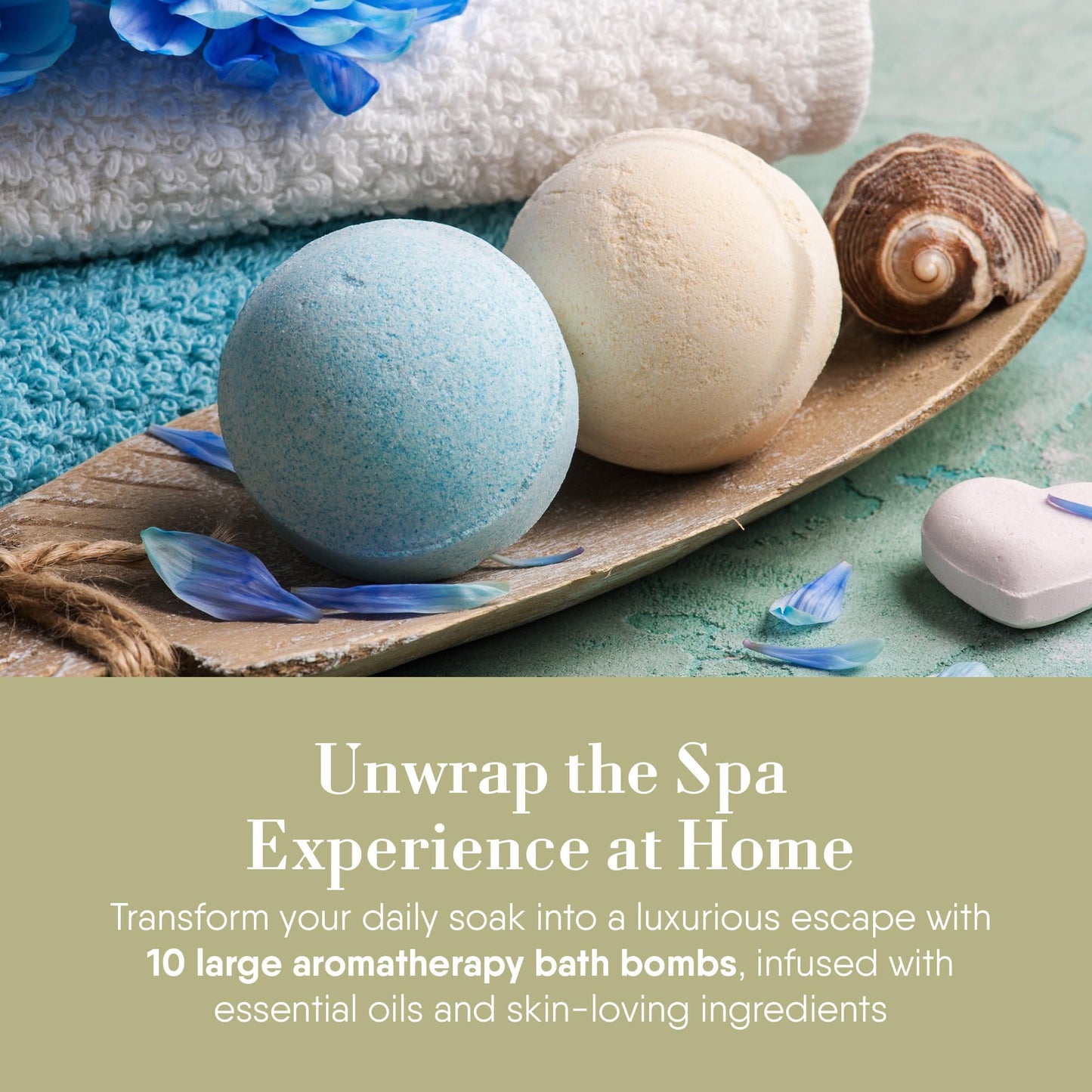 360Feel Bath Bombs Gift Set - Handcrafted Moisturizing Bath Bombs for Women Infused with Essential Oils - an Ideal Gift for Any Occasion Beauty and Personal Care 360Feel