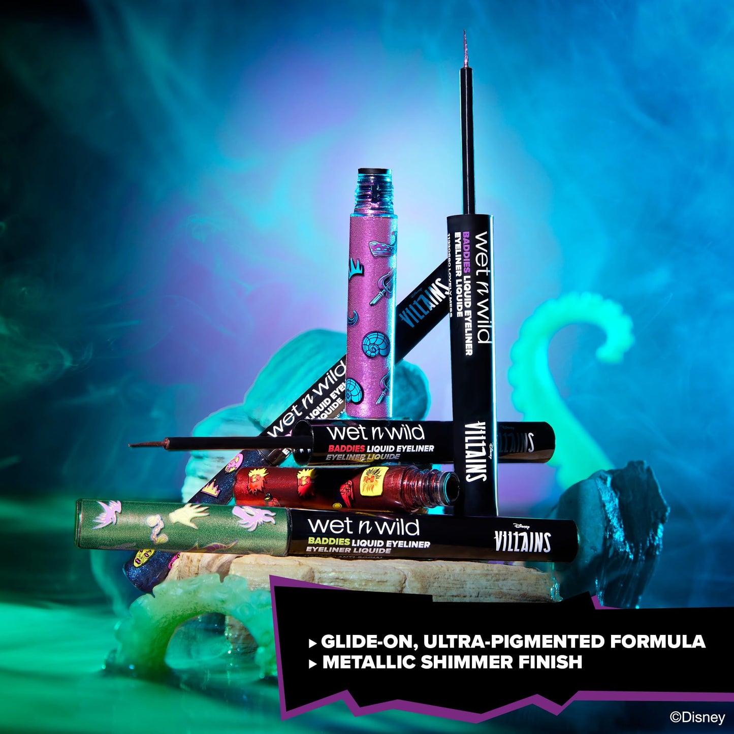 wet n wild Disney Villains Baddies Liquid Eyeliner - Lovely Mess Beauty & Personal Care wet n wild