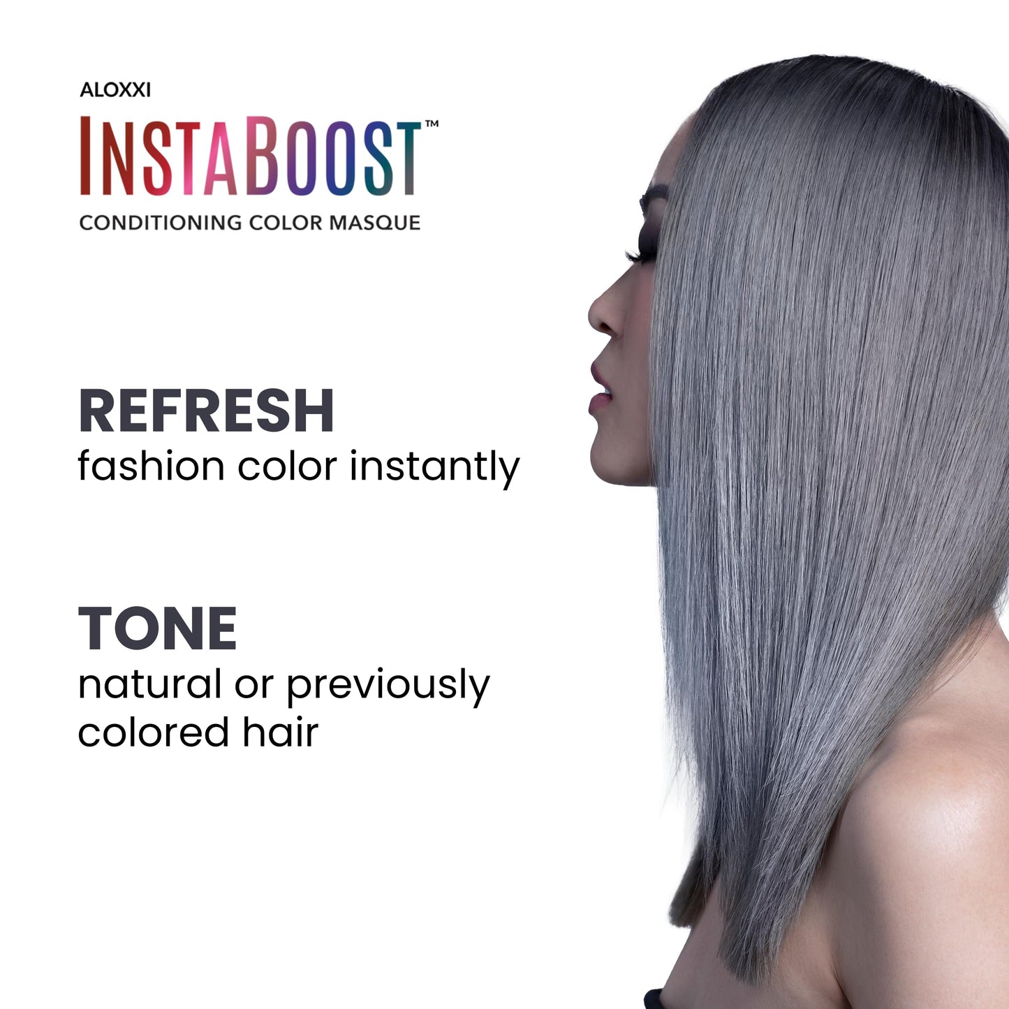 ALOXXI InstaBoost Conditioning Color Mask in Silver Fox, Deposits Silver Color and Deeply Conditions Hair, 6.8 Fl Oz Beauty & Personal Care ALOXXI