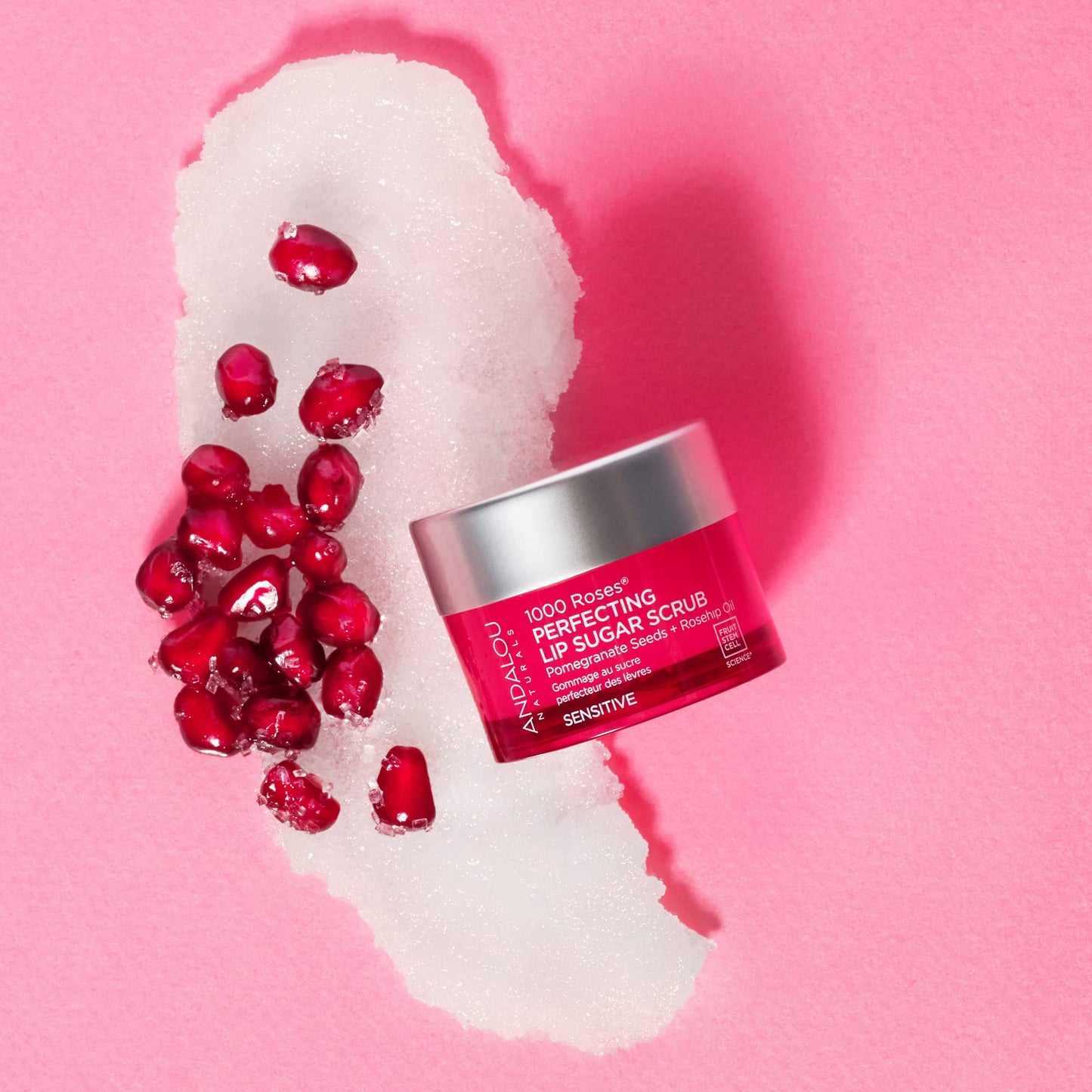 1000 ROSES® Perfecting Lip Sugar Scrub Beauty & Personal Care Andalou Naturals