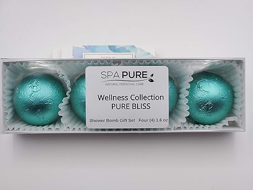 Spa Pure Pure Bliss Aromatherapy Shower Steamers Bombs - Shower Bombs with Essential Oils - Unisex Bath Melts - Self Care and Relaxation Shower… Beauty & Personal Care Spa Pure
