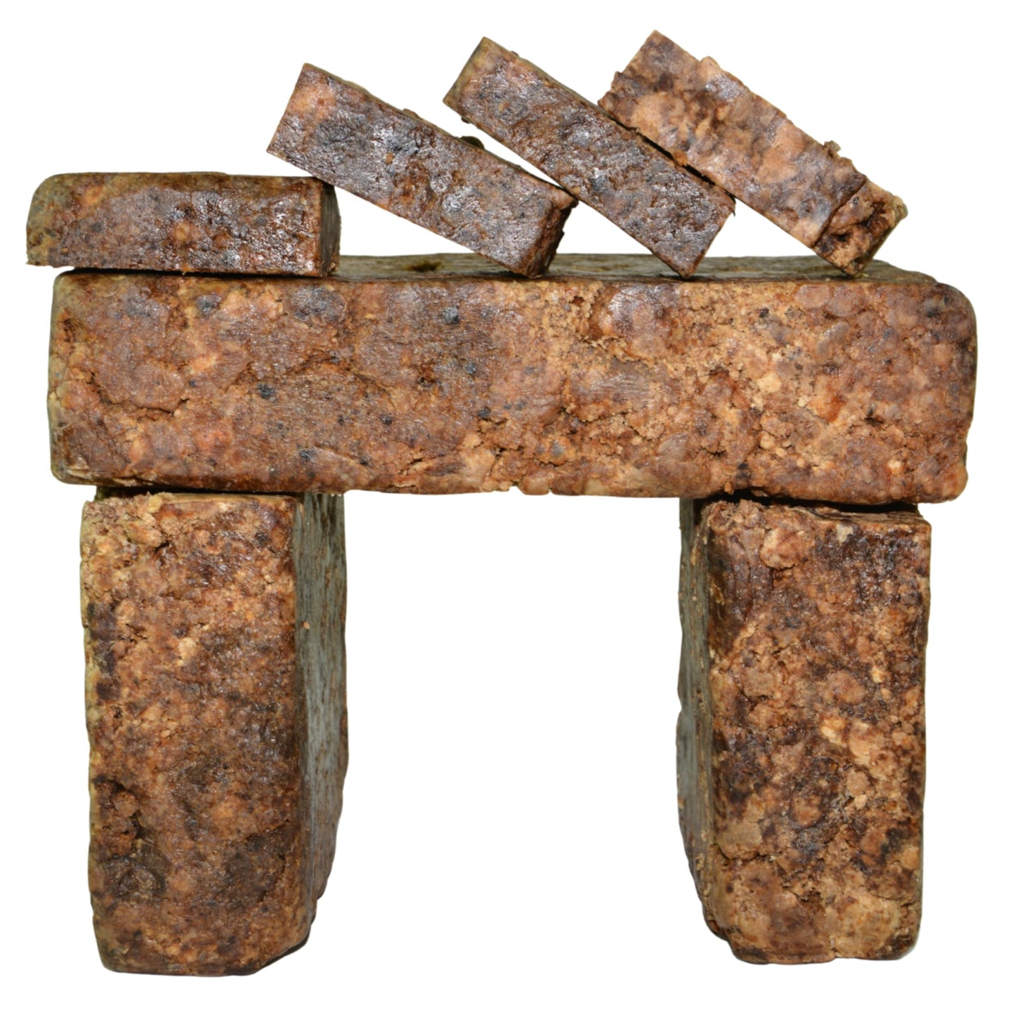 Plant Guru Raw African Black Soap 5 lbs. Bulk Bars - Pure & Natural Traditional Skincare for Face, Body & Hair | Handmade Cleanser for All Skin Types Beauty & Personal Care Plant Guru