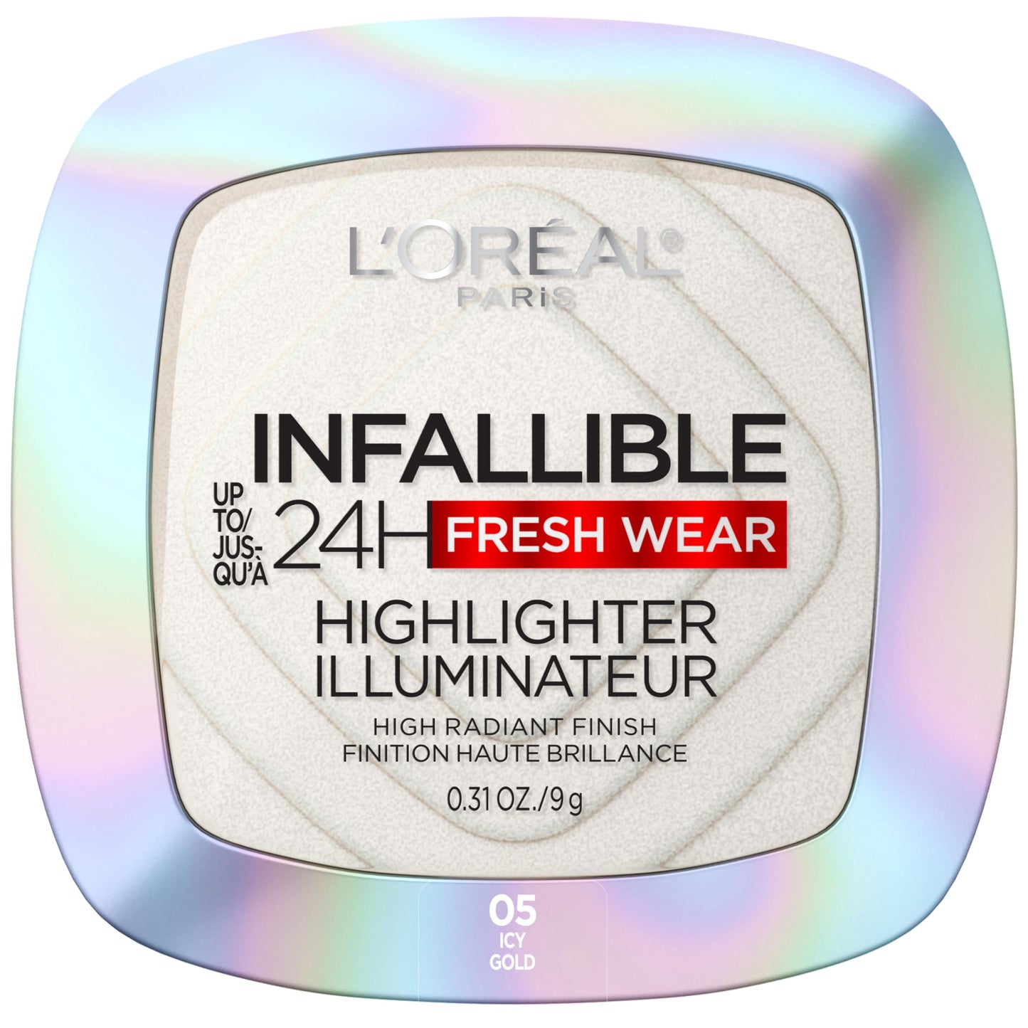 L'Oreal Paris Infallible Up to 24HR Highlighter, Longwear Powder Highlighter For All Day Glow, Icy Gold, 0.31 Oz Beauty & Personal Care L'Oreal Paris