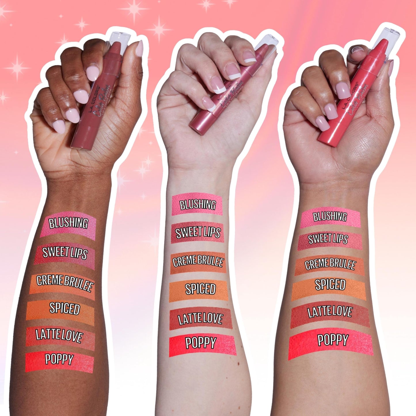 L.A. COLORS Color Balm - Lip & Cheek Stick, Spiced CCL704 Beauty & Personal Care L.A. COLORS