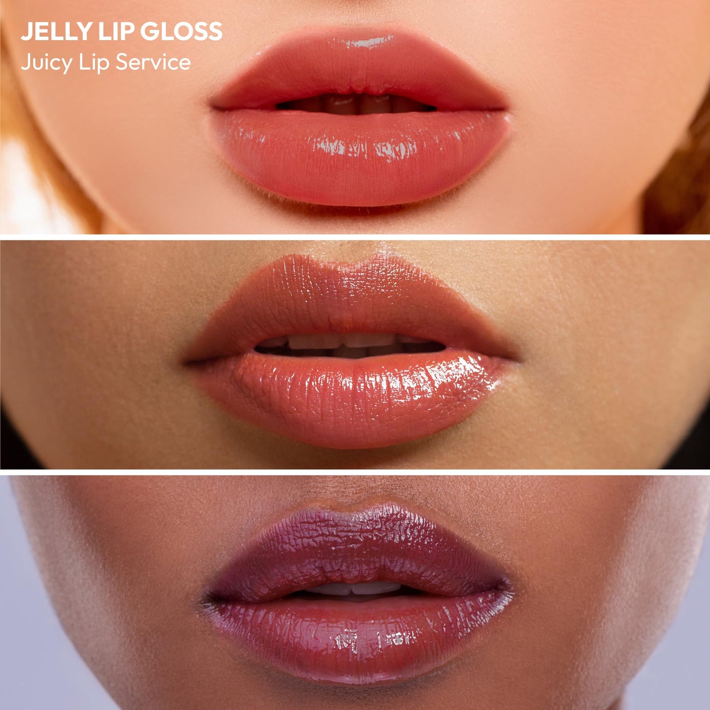 Ruby Kisses Jellylicious Lip Gloss, High-Shine Non-Sticky Hydrating Plump Beauty & Personal Care Ruby Kisses
