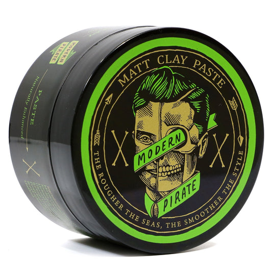 MODERN PIRATE Medium Hold Matte Clay Paste Hair Pomade 3.2 oz Beauty & Personal Care Modern Pirate