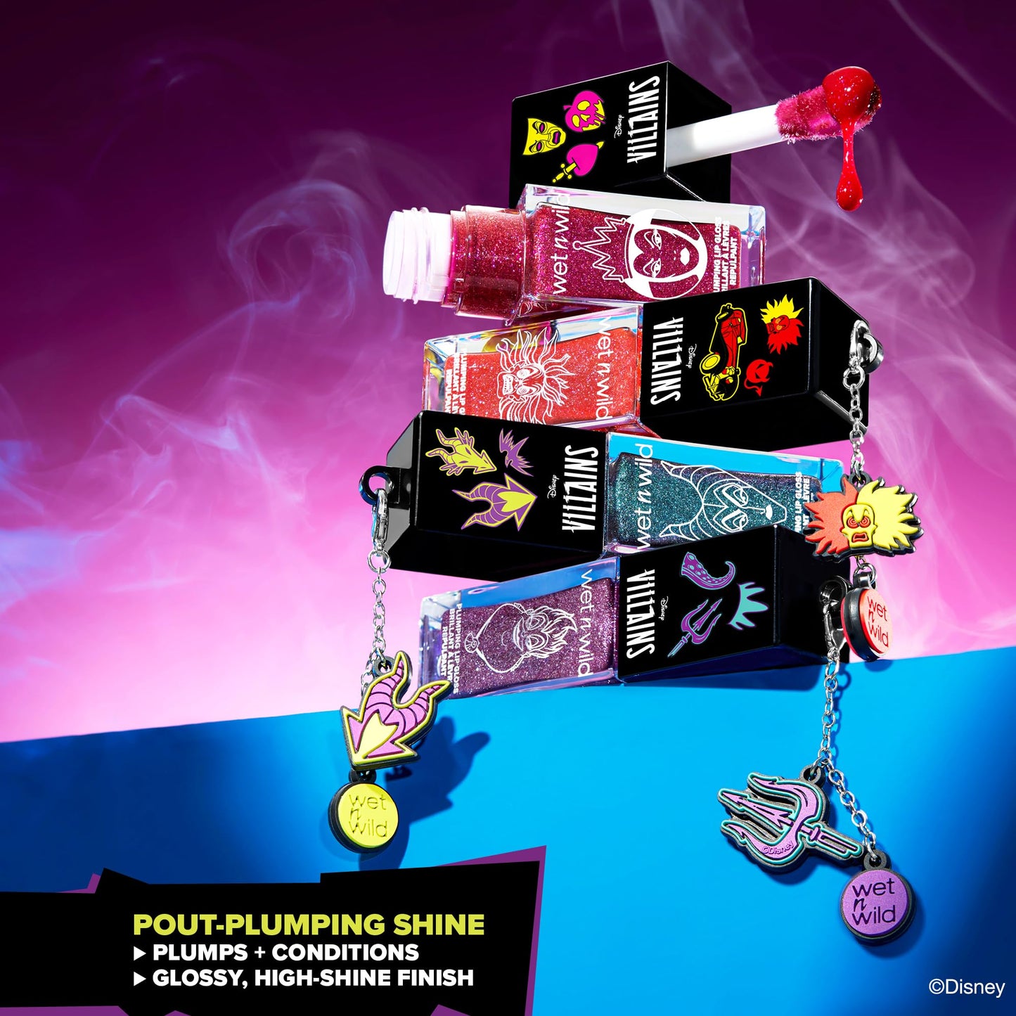 wet n wild Pick Your Vice Plumping Lip Gloss W/Charms - Evil Witch Beauty & Personal Care wet n wild