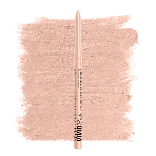 NYX PROFESSIONAL MAKEUP Mechanical Eye Pencil, Vivid Rich Mechanical, Creamy Retractable Eyeliner - Quartz Queen, White Eyeliner Beauty & Personal Care NYX PROFESSIONAL MAKEUP