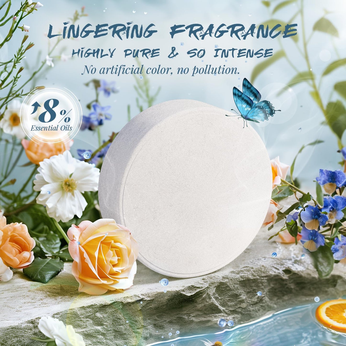Shower Steamers Aromatherapy, 8% Natural Essential Oils, Women/Men Spa Steamer, Lingering Intense Aroma, Soothing Stress Relief, Body&Soul Relaxing Beauty and Personal Care BYART