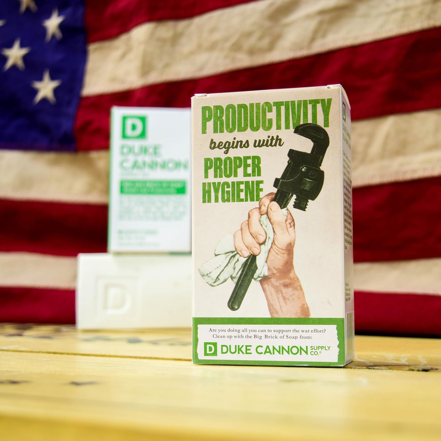 Duke Cannon Supply Co. Big Brick of Soap - Superior Grade, Large Men's Bar Soap, Limited Edition WWII Inspired Scents, Body Soap, Menthol, 10 oz Beauty & Personal Care Duke Cannon Supply Co.
