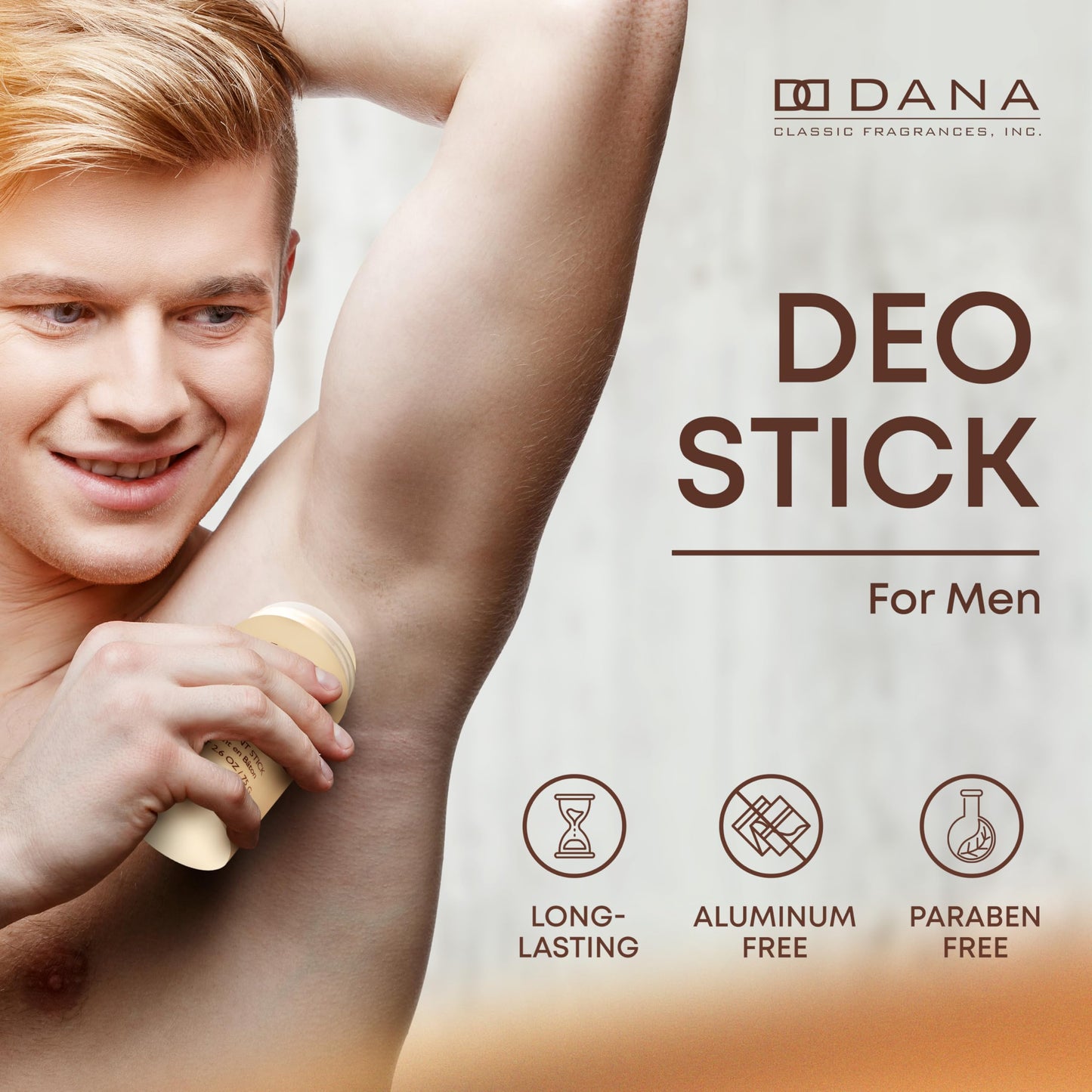English Leather Deodorant for Men - Classic & Masculine with Long Lasting Citrus, Aromatic & Woody Scent (2.6 Oz / 75 g) Beauty and Personal Care Dana