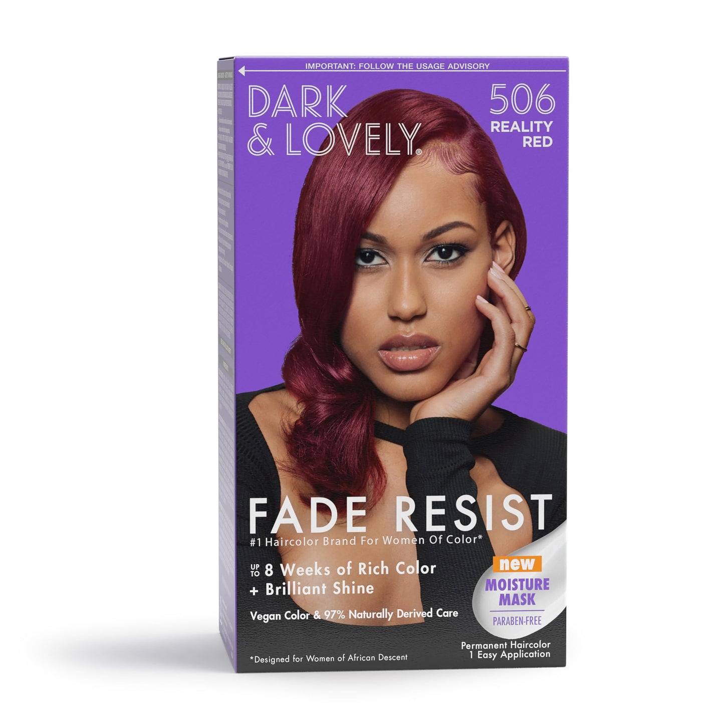 Softsheen-Carson Dark and Lovely Hair Dye, Fade Resist Hair Color with Conditioning Mask, Reality Red, 1 Kit Beauty & Personal Care SoftSheen