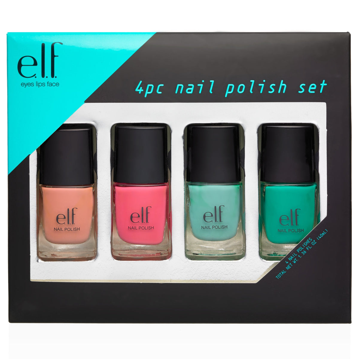 E.l.f. 4 Piece Nail Polish Set Beauty & Personal Care e.l.f.