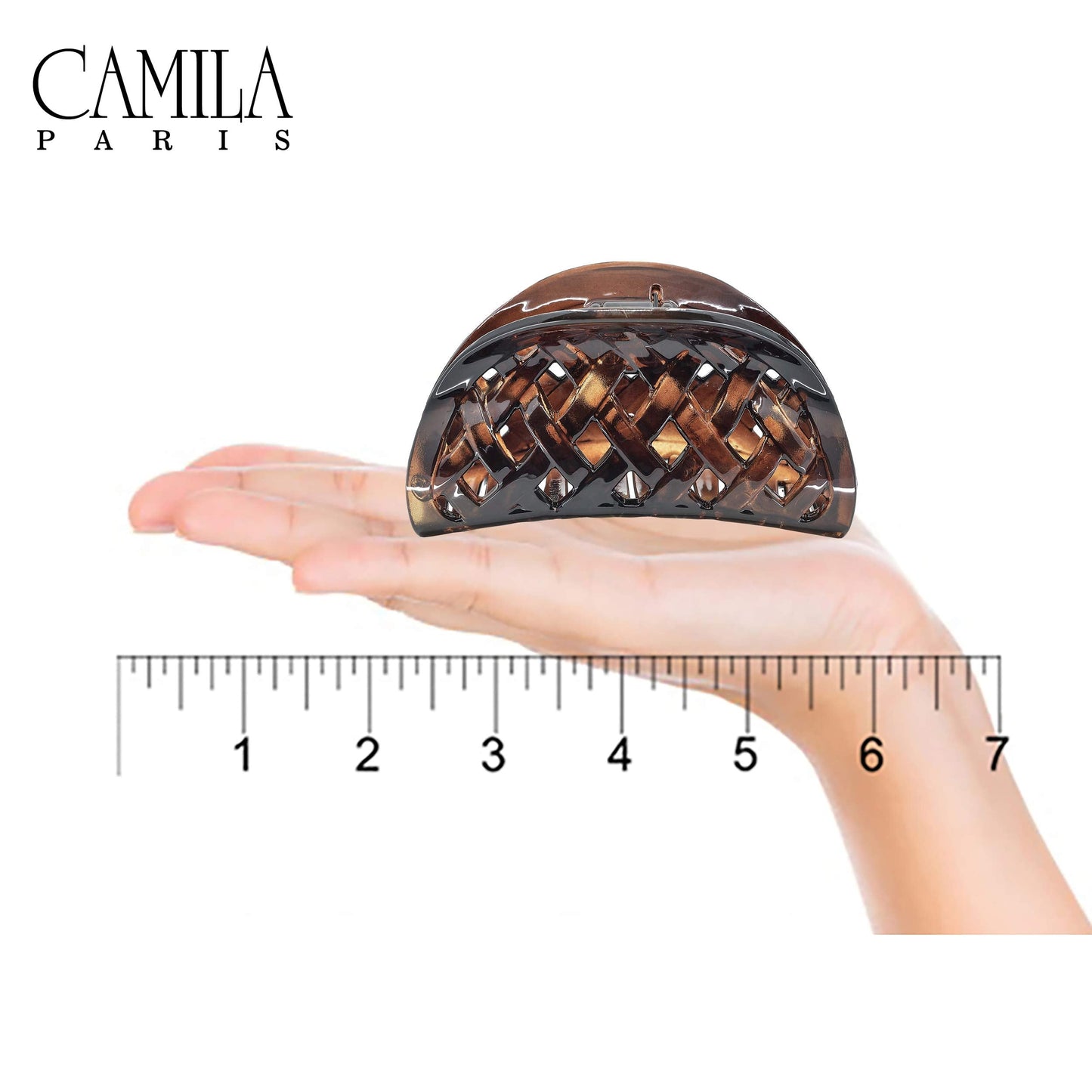 Camila Paris CP1807 French Hair Clip for Women Thick Hair for Long Curly Wavy Hair, Girls Hair Claw Clips Jaw, Durable Styling Big Claw Clip for Thick Beauty & Personal Care Camila